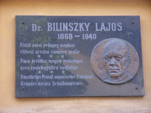 trilingva tabulo en Sibiu